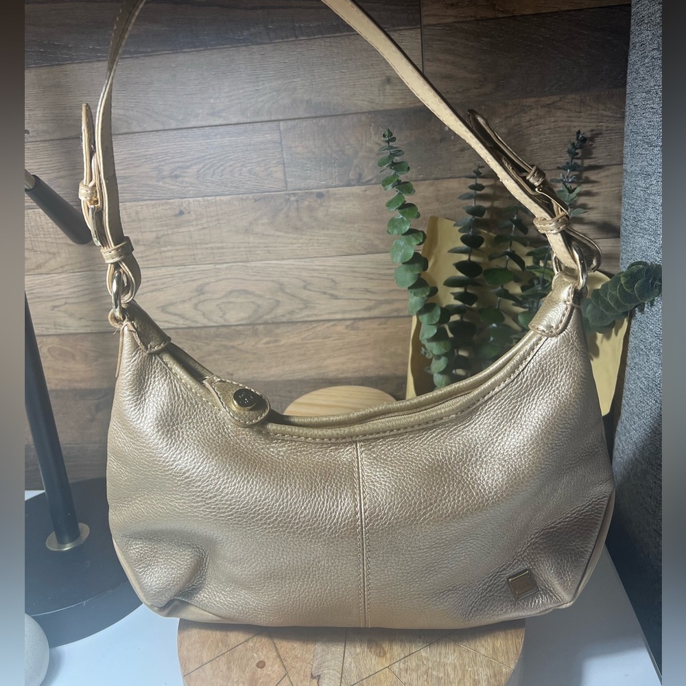 The Sak Metallic Gold Shoulder Bag